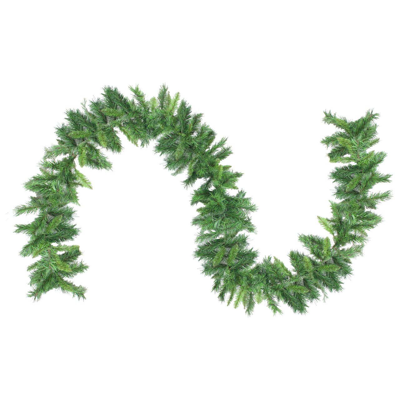 Northlight Mixed Two-Tone Pine Artificial Christmas Garland - 9' x 10" - Unlit